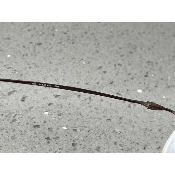 Polo Ralph Lauren Polo 477 7PR Eyeglasses Frames Only 50-21-140 Italy half rim - Picture 9 of 15